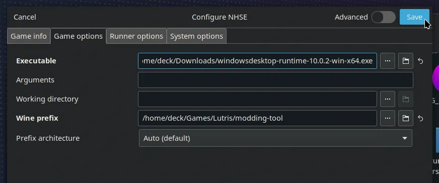 Runtime Paste location