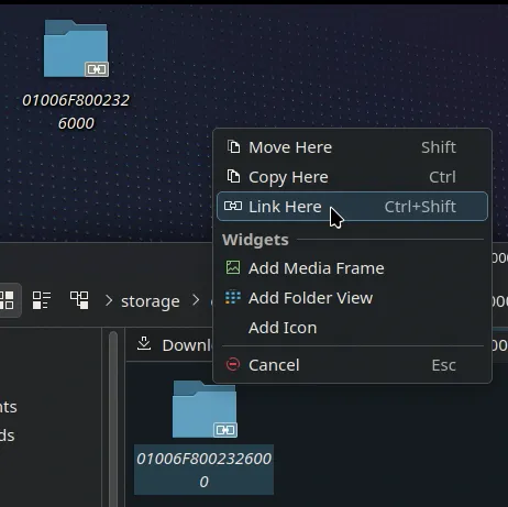 Link Copy Save Location