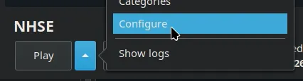 NHSE Configure